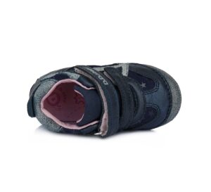 batukai vaikams D.D.Step (Vengrija)  Tamsiai mėlyni batai 19-24 d. 038611