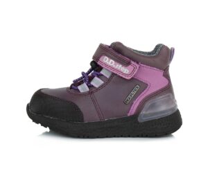 batukai vaikams D.D.Step (Vengrija)  Violetiniai vandeniui atsparūs batai 30-35 d. F61906CL