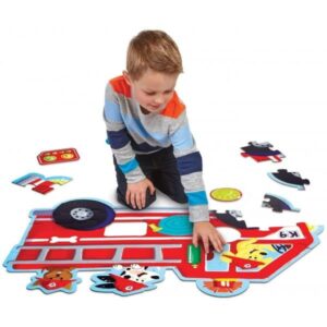 grindu delione fire truck pups floor puzzle mw pz19 0c3