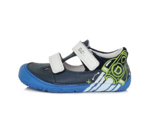 batukai vaikams D.D.Step (Vengrija)  Barefoot mėlyni batai 20-25 d. H07323
