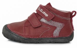 batukai vaikams D.D.Step (Vengrija)  Barefoot raudoni batai 20-25 d. 073504B