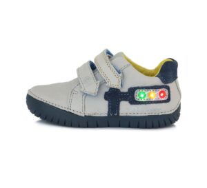 batukai vaikams D.D.Step (Vengrija)  Kreminiai LED batai 25-30 d. S05079AM