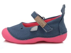 batukai vaikams D.D.Step (Vengrija)  Mėlyni canvas batai 19-24 d. C015240