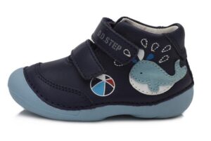 batukai vaikams D.D.Step (Vengrija)  Tamsiai mėlyni batai 19-24 d. 015198