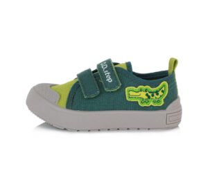 batukai vaikams D.D.Step (Vengrija)  Žali canvas batai 26-31 d. CSB449AM