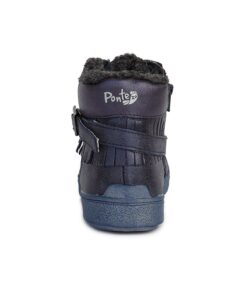Ponte20 Mėlyni batai su pašiltinimu 28-33 d. DA061432A. Batai vaikams. Tvirtas užkulnis