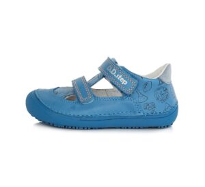 batukai vaikams D.D.Step (Vengrija)  Barefoot mėlyni batai 31-36 d. H063-314AL