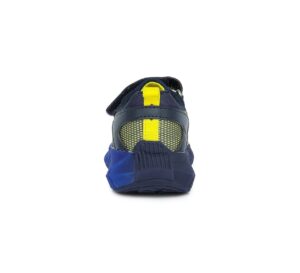 batukai vaikams D.D.Step (Vengrija)  Tamsiai mėlyni sportiniai LED batai 30-35 d. F061-391L