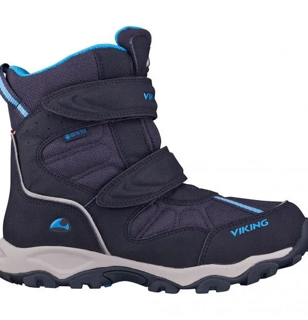 Viking žieminiai batai vaikams su GORE-TEX Beito High GTX Warm - Navy/Grey