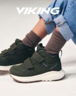 Viking demisezoniniai batai vaikams Aery Hol Mid WP - Olive