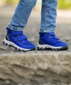 Viking demisezoniniai batai vaikams Track Mid WP - Royal/Navy