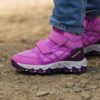 Viking demisezoniniai batai vaikams Track Mid WP - Purple