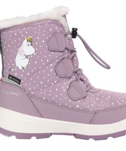 Viking Toasty Warm GTX Zip Moomin žieminai batai vaikams su GORETEX - Dusty Pink