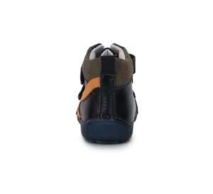 batukai vaikams D.D.Step (Vengrija)  Barefoot tamsiai mėlyni batai 31-36 d. A063-316L