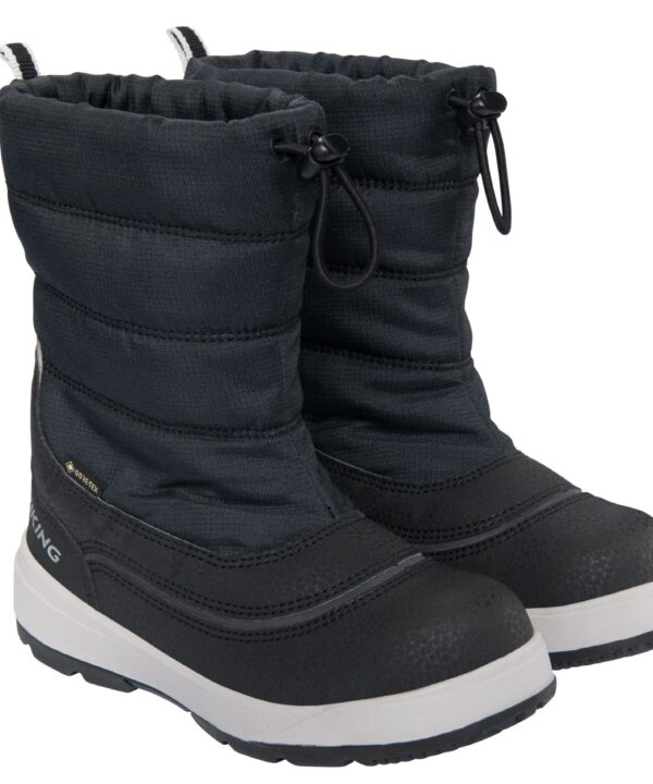 Viking Toasty Pull-on žieminai batai vaikams su GORETEX - Black