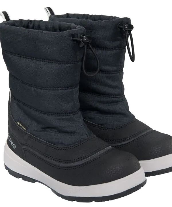 Viking Toasty Pull-on žieminai batai vaikams su GORETEX - Black