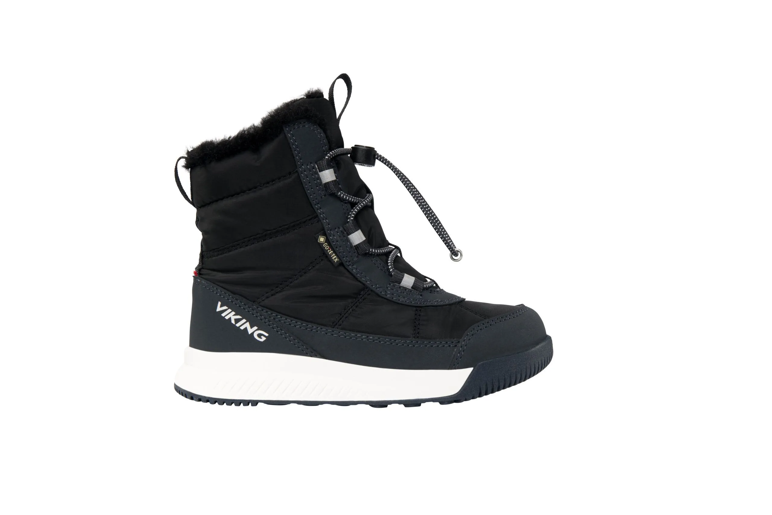 Viking itin lengvi žieminiai batai vaikams su GORE-TEX Aery Warm GTX SL - Black/Char 5 Viking itin lengvi žieminiai batai vaikams su GORE-TEX Aery Warm GTX SL - Black/Char - Image 3