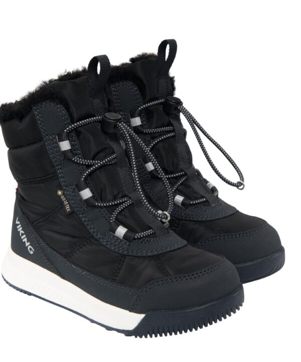 Alternative view of Viking itin lengvi žieminiai batai vaikams su GORE-TEX  Aery Warm GTX SL -  Black/Char