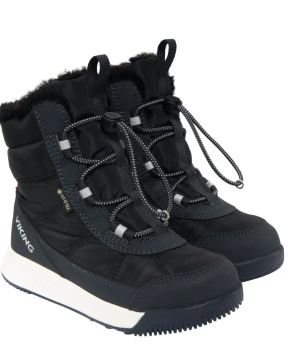 Alternative view of Viking itin lengvi žieminiai batai vaikams su GORE-TEX  Aery Warm GTX SL -  Black/Char