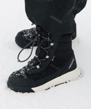 Viking itin lengvi žieminiai batai vaikams su GORE-TEX Aery Warm GTX SL - Black/Char 1 Viking itin lengvi žieminiai batai vaikams su GORE-TEX Aery Warm GTX SL - Black/Char