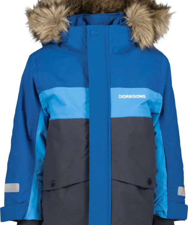 Alternative view of Didriksons žieminė striukė su augimo funkcija - BJÄRVEN KIDS PARKA 2 Classic Blue (yra vietoje)