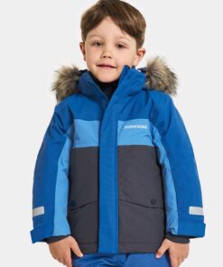 Didriksons žieminė striukė su augimo funkcija - BJÄRVEN KIDS PARKA 2 Classic Blue (išankstinis užsakymas)