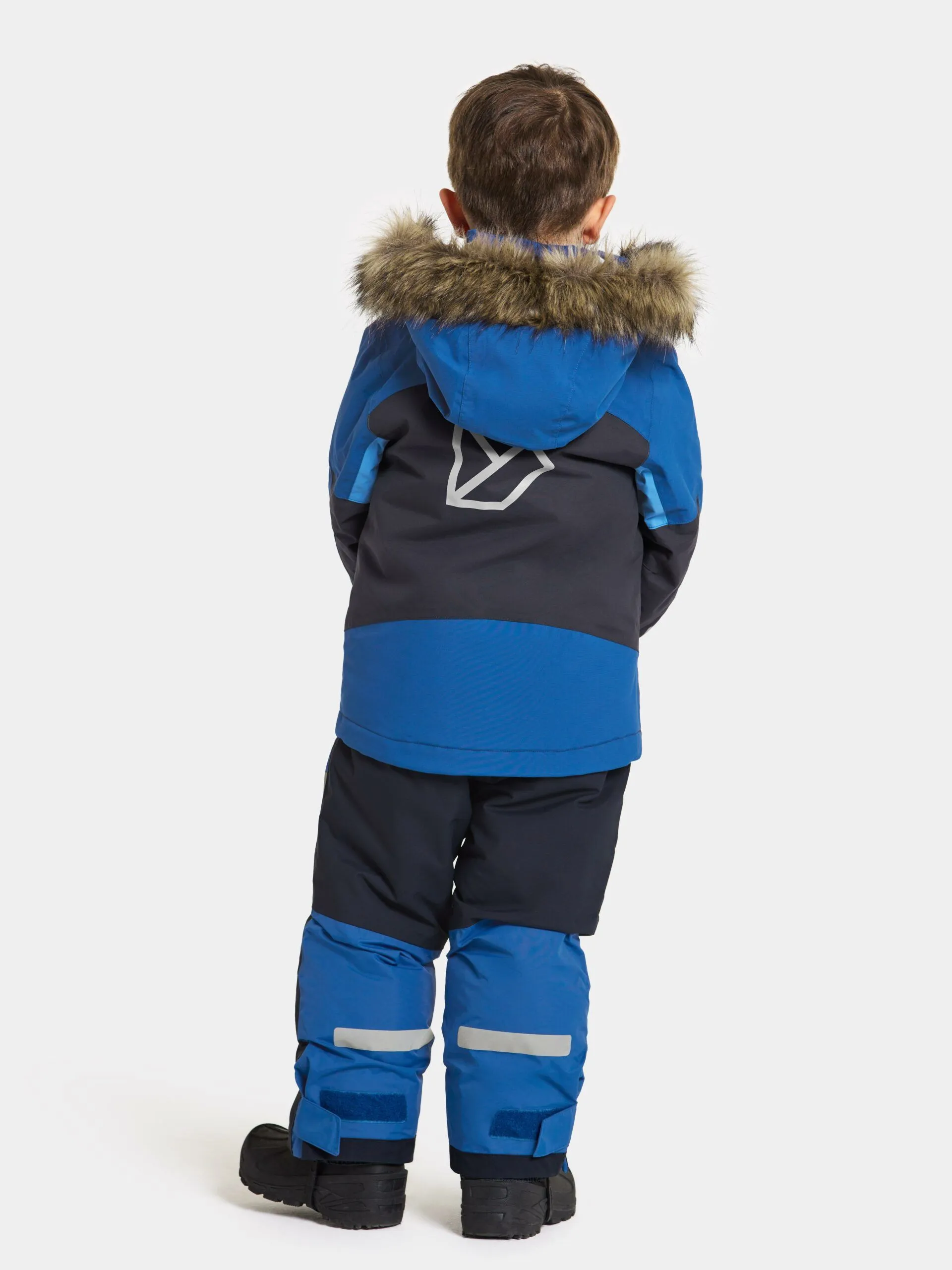 Didriksons žieminė striukė su augimo funkcija - BJÄRVEN KIDS PARKA 2 Classic Blue (yra vietoje) - Image 6
