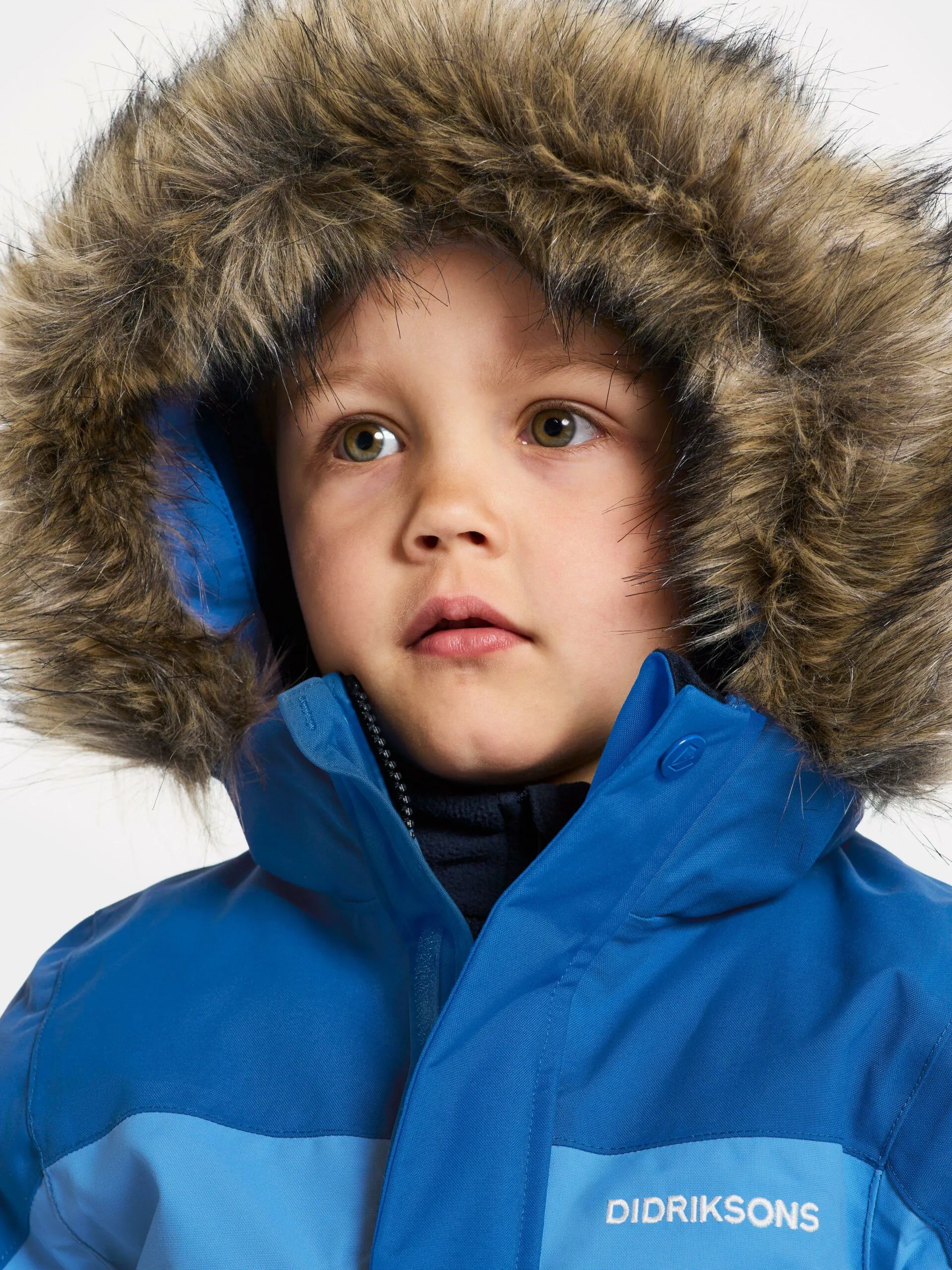 Didriksons žieminė striukė su augimo funkcija - BJÄRVEN KIDS PARKA 2 Classic Blue (yra vietoje) - Image 3