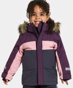 Didriksons žieminė striukė su augimo funkcija - BJÄRVEN KIDS PARKA 2 Plumb (išankstinis užsakymas)