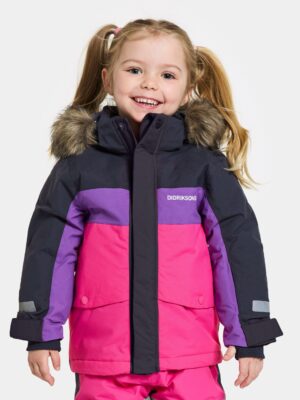 Didriksons žieminė striukė su augimo funkcija - BJÄRVEN KIDS PARKA 2 True Pink (išankstinis užsakymas)