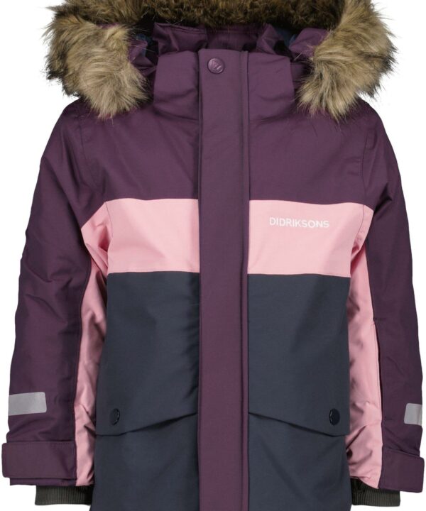 Alternative view of Didriksons žieminė striukė su augimo funkcija - BJÄRVEN KIDS PARKA 2 Plumb (yra vietoje)
