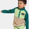 Didriksons džemperis MONTE KIDS HALF BUTT - Pale Green