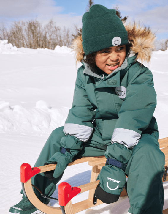 Viking žieminis kombinezonas Play Winter Playsuit - Dark Green