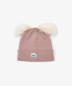 Viking žieminė vilnonė kepurė Play Pon Pon Wool Beanie - Pink