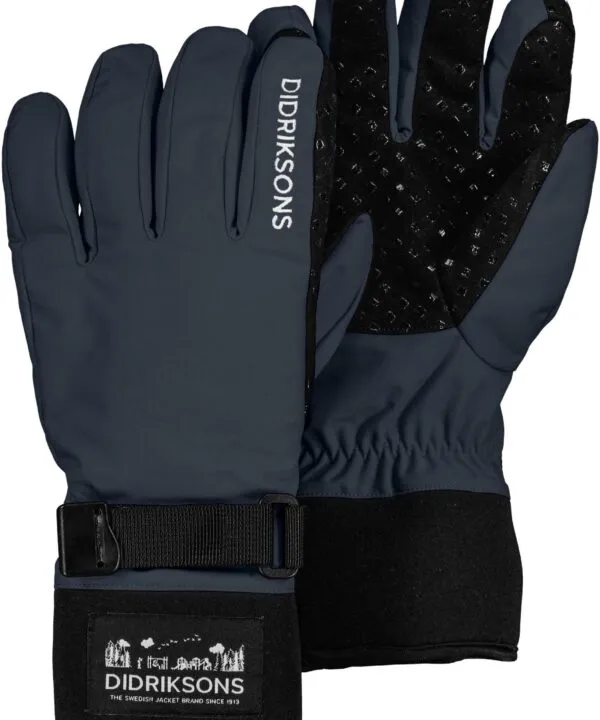 Didriksons žieminės neperšlampančios pirštuotos pirštinės LOVAS FIVE FING GLOV - Navy