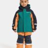 Didriksons žieminė striukė su augimo funkcija NEPTUN KIDS JKT 2 - Petrol Green (yra vietoje)