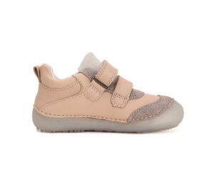 batukai vaikams D.D.Step (Vengrija)  Barefoot kreminiai batai 31-36 d. S063-41948CL