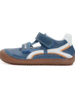 batukai vaikams D.D.Step (Vengrija)  Barefoot mėlyni batai 25-30 d. H063-41339M