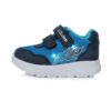 batukai vaikams D.D.Step (Vengrija)  Mėlyni LED sportiniai batai 20-25 d. F083-41304B