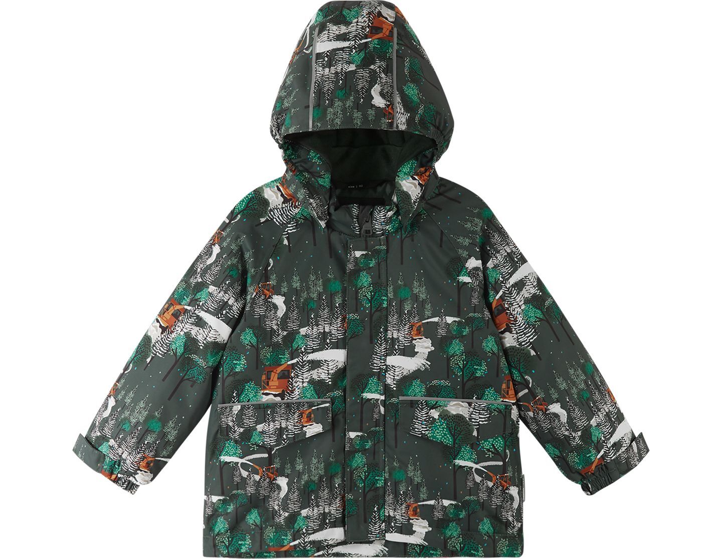 REIMA Kustavi 5100122A striukė vaikams 4 Jackets REIMA Kustavi 5100122A Thyme green For Kids