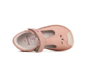 batukai vaikams D.D.Step (Vengrija)  Barefoot rožiniai batai 21-26 d. H085-41850C