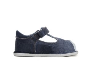 batukai vaikams D.D.Step (Vengrija)  Barefoot tamsiai mėlyni batai 21-26 d. H085-41850A