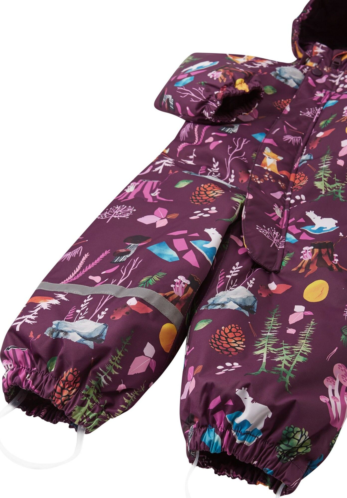 REIMA Tuohi 5100154A žieminis kombinezonas mergaitėms 8 Overalls REIMA Tuohi 5100154A Deep purple 4967 For Kids