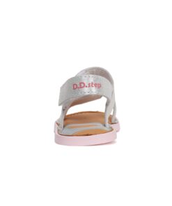 batukai vaikams D.D.Step (Vengrija)  Sidabrinės barefoot basutės 26-31 d. G076-41539AM