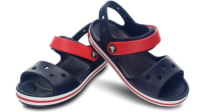 Crocs Crocband Kids Sandal vaikiškos basutės 8 Sandals Crocs™ Kids' Crocband Sandal Navy/Red For Kids