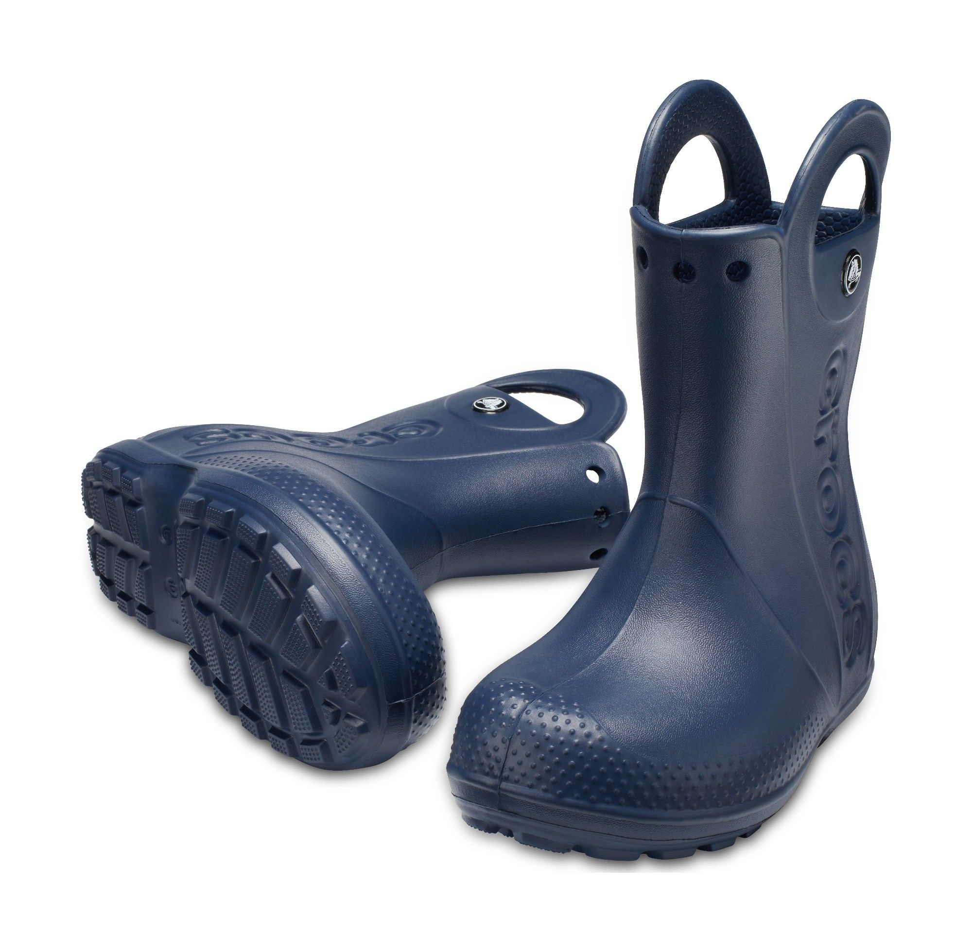 Crocs Kids' Handle It Rain Boot Navy – vaikiški lietaus batai 4 Boots