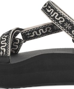 Sandals Teva FLATFORM UNIVERSAL WOMEN'S Bandana Black/ Birch  For Women