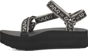 Sandals Teva FLATFORM UNIVERSAL WOMEN'S Bandana Black/ Birch  For Women