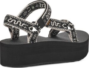 Sandals Teva FLATFORM UNIVERSAL WOMEN'S Bandana Black/ Birch  For Women