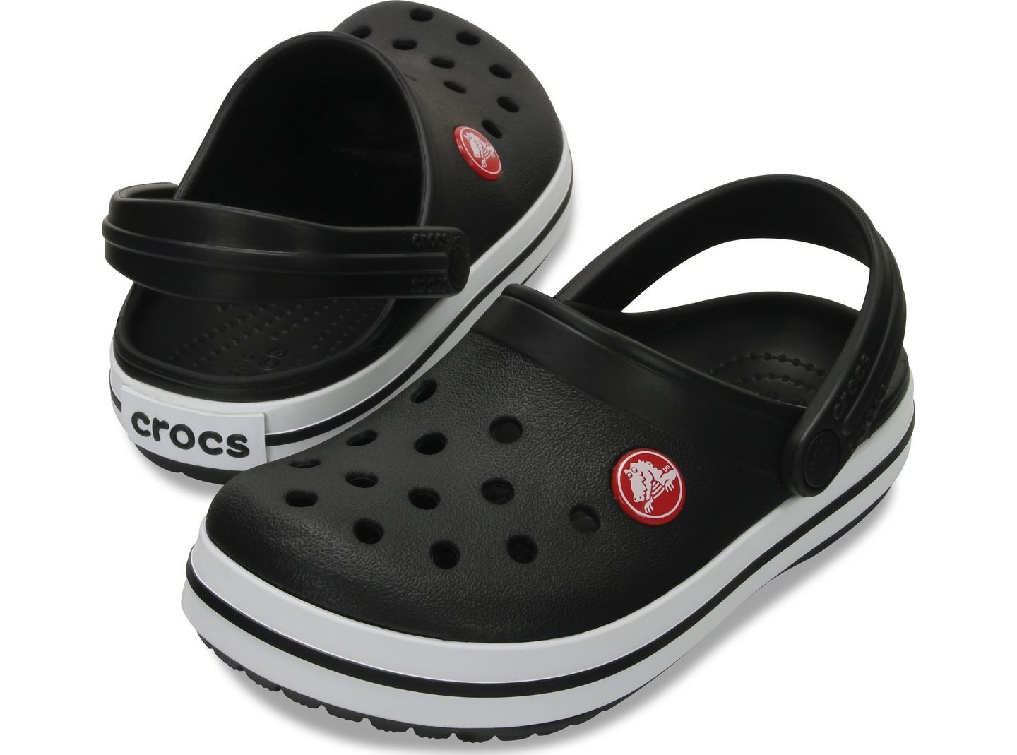 Crocs Crocband Clog Kid's vaikiškos klumpės 4 Clogs Crocs™ Crocband Clog Kid's Black For Kids